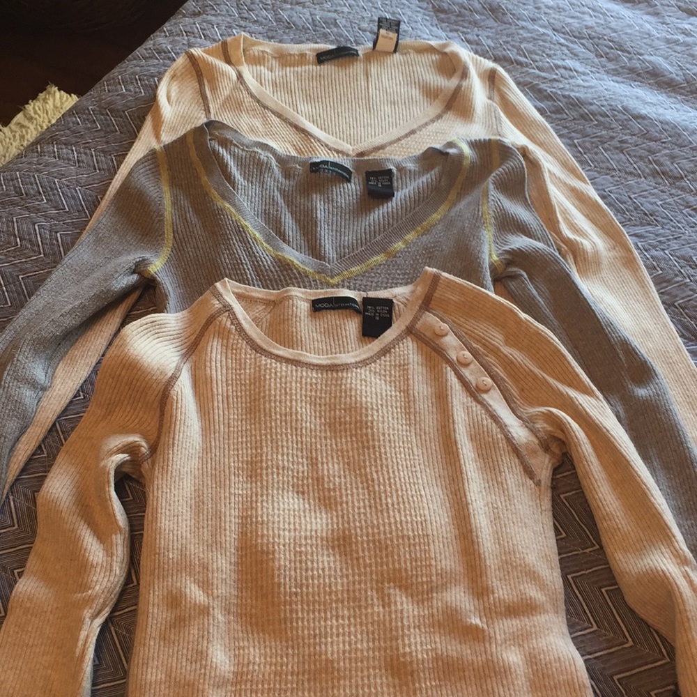 3 VS long sleeve shirts